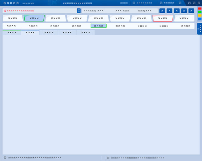 北方華創設備控制平臺軟件界面設計-藍藍設計